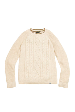 Lightweight cable knit