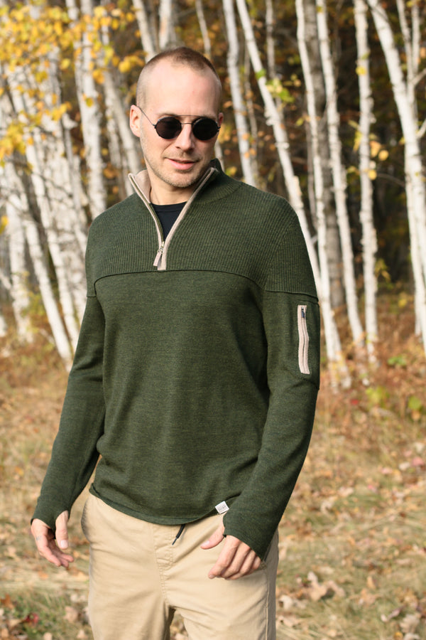 CAMPFIRE |  100% Merino Quarter Zip