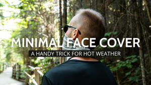 Face cover for hot weather