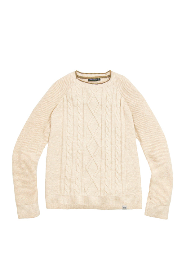 Lightweight cable knit