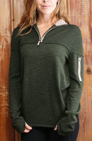CAMPFIRE |  100% Merino Quarter Zip