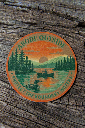 ABODE OUTSIDE STICKER