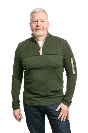 CAMPFIRE |  100% Merino Quarter Zip